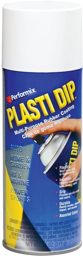 Plasti Dip 11207-6 Rubberized Spray Coating, White, 11 oz, Can